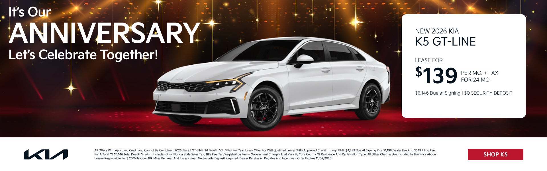 NEW 2026 KIA K5 FT-LINE