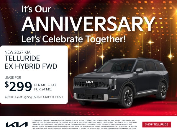 NEW 2026 KIA TELLURIDE EX HYBRID FWD